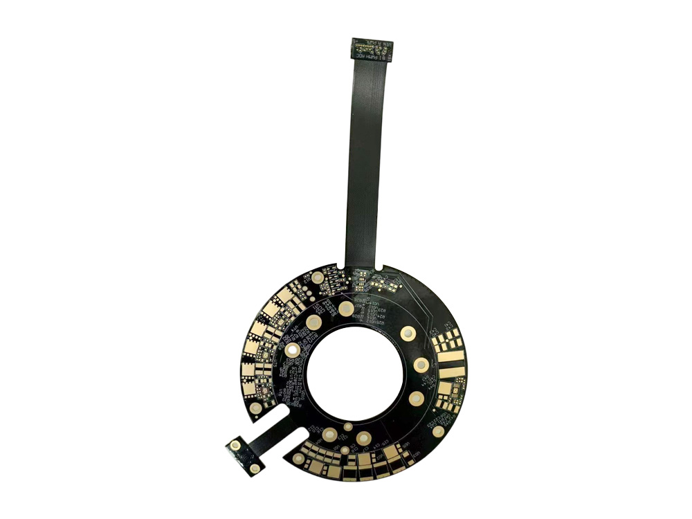 Rigid-flexible board：Hard board 6-layers-1.6mm+2-layers FPC-0.2mm
